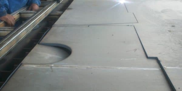 Corte con pantógrafo en SAITSA